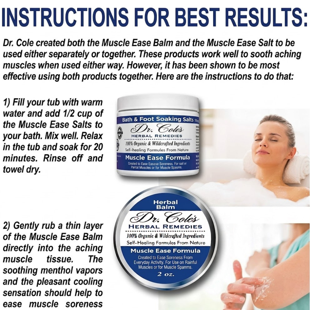 19 - Bálsamo herbal "Muscle Ease" del Dr. Cole