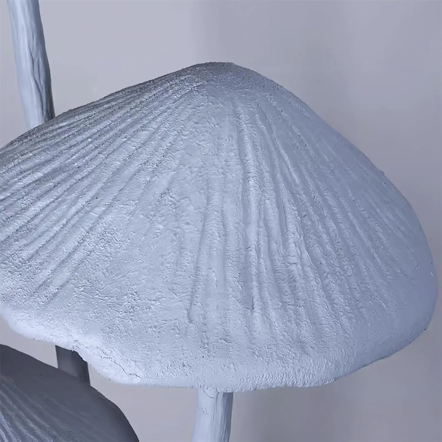 Lámpara de pie con escultura de seta