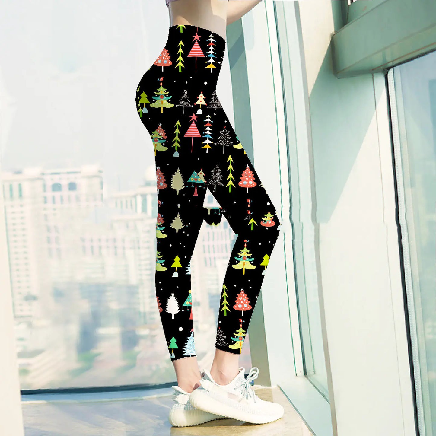 Personalized Christmas Leggings for Yoga Practice