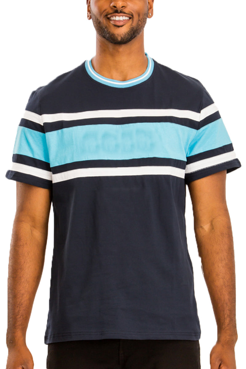 Vertical Color Block Tee
