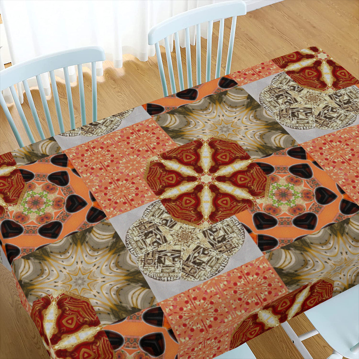 Heritage Revival Quilt Design Rectangle Table Cloth - 54" x 72"
