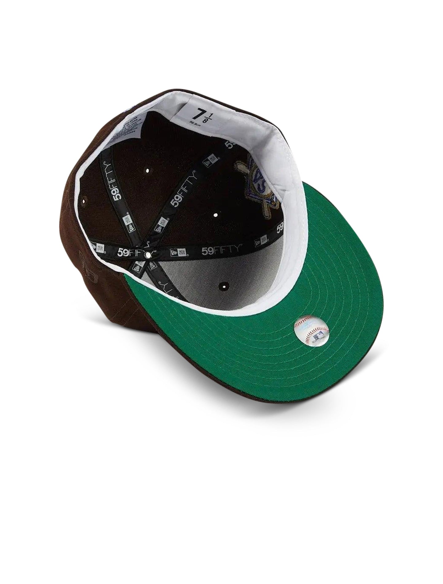 Gorra New Era 5950 LA Dodgers Jackie Robinson 75 Años - Marrón
