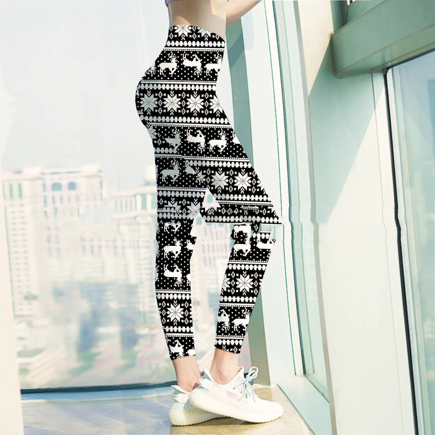 Personalized Christmas Leggings for Yoga Practice