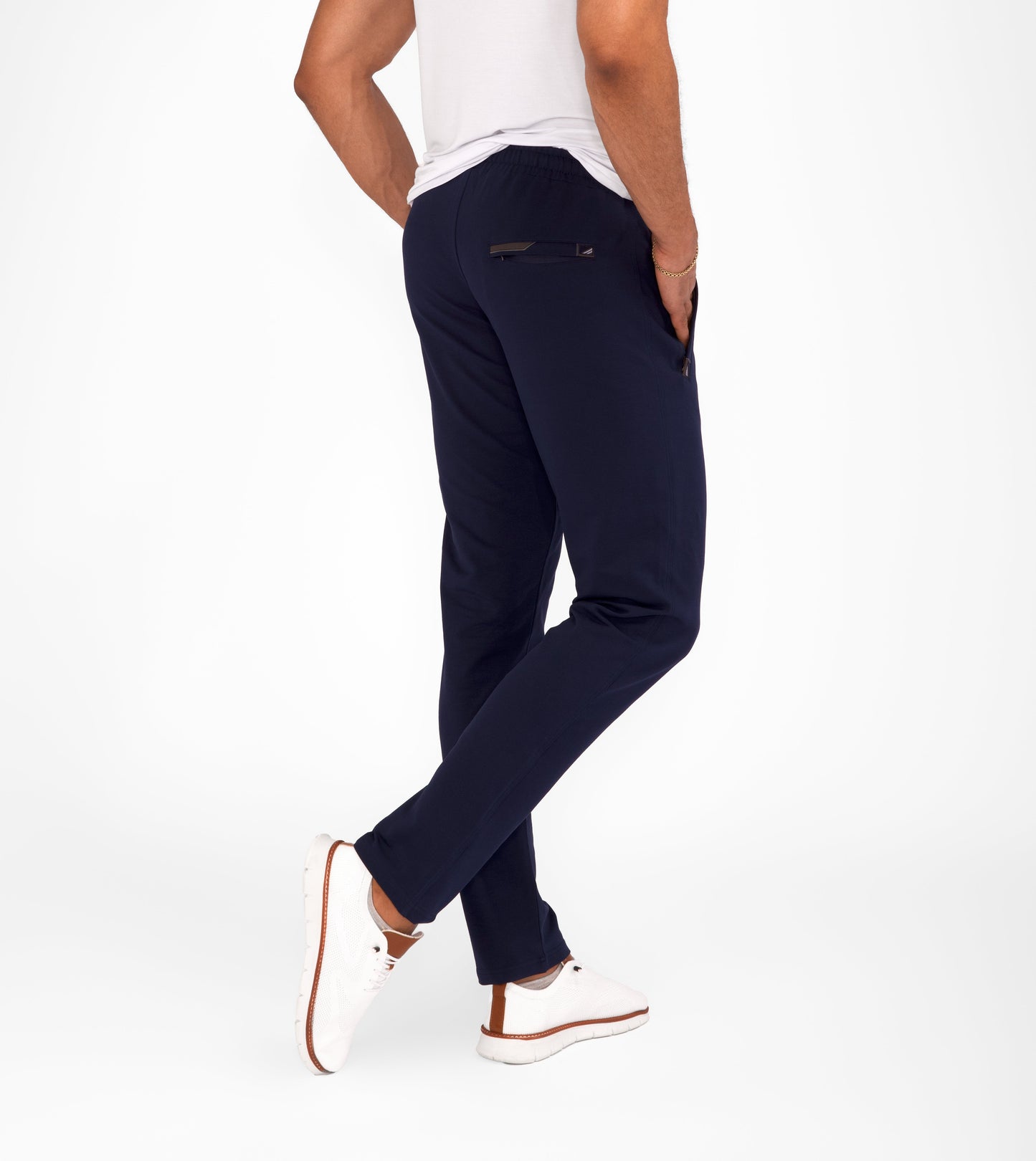 Pantalones de chándal deportivos de comodidad diaria - Ajuste cónico (talla alta)