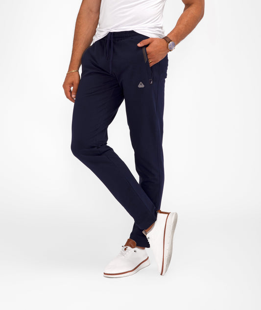 Pantalones de chándal deportivos de comodidad diaria - Ajuste cónico (talla alta)