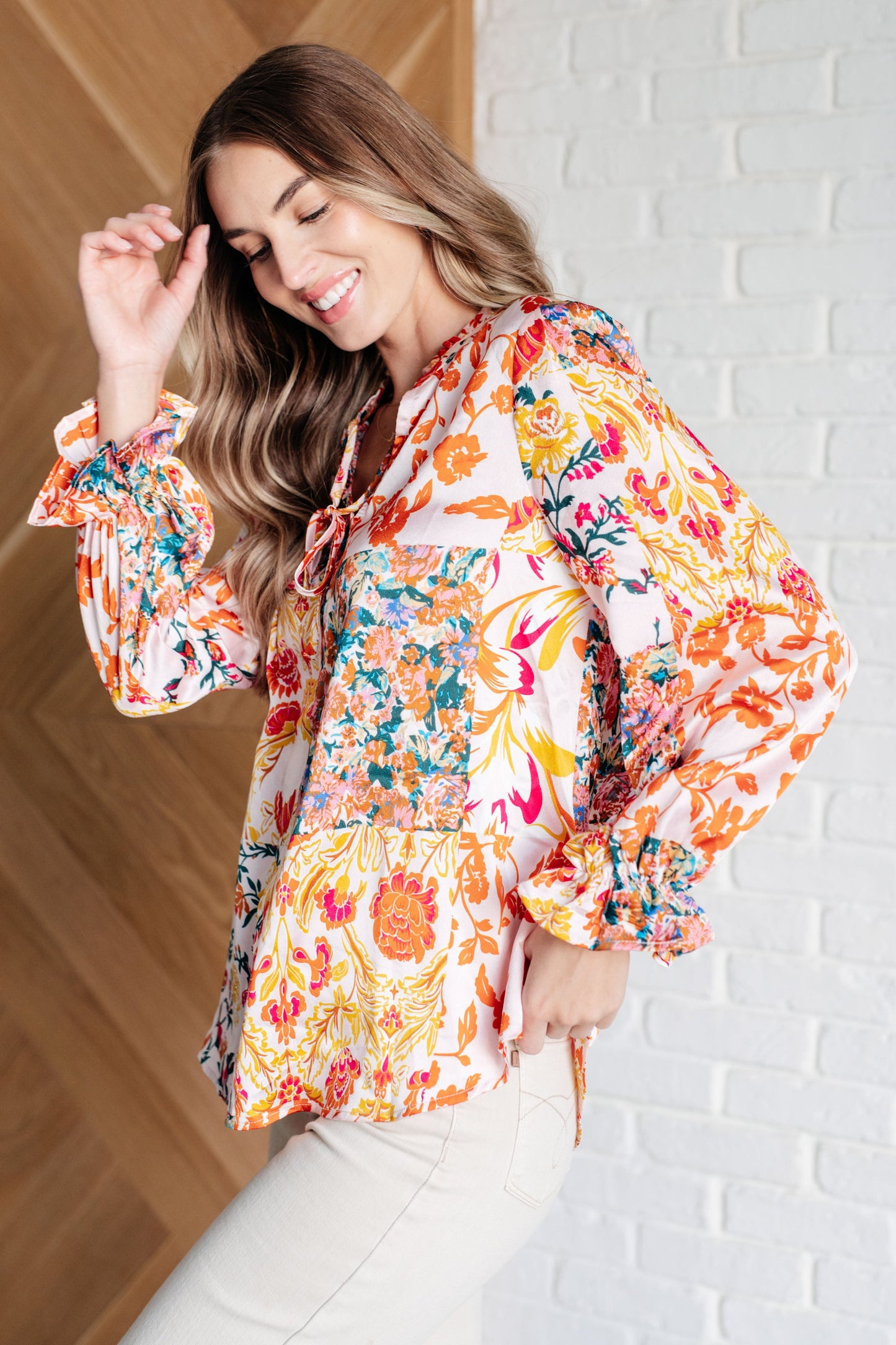 Blusa bohemia con mangas globo New Romantics