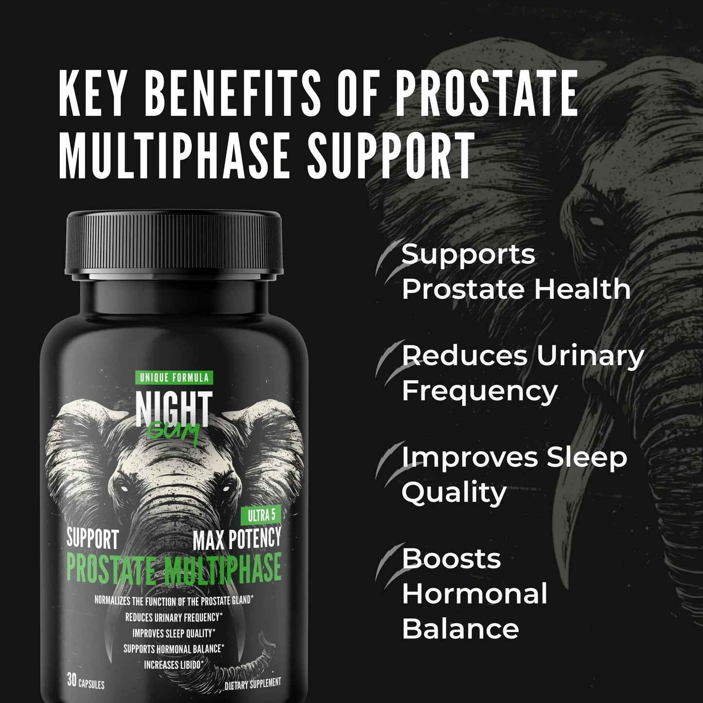 Night Gum Prostate Multiphase Support