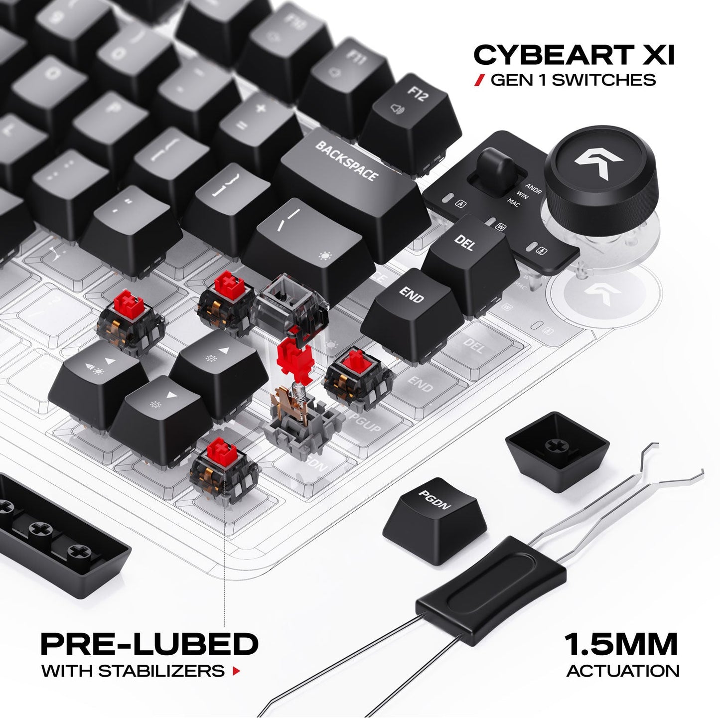 Nighthawk 75 Lite | TKL Wired Gaming Keyboard