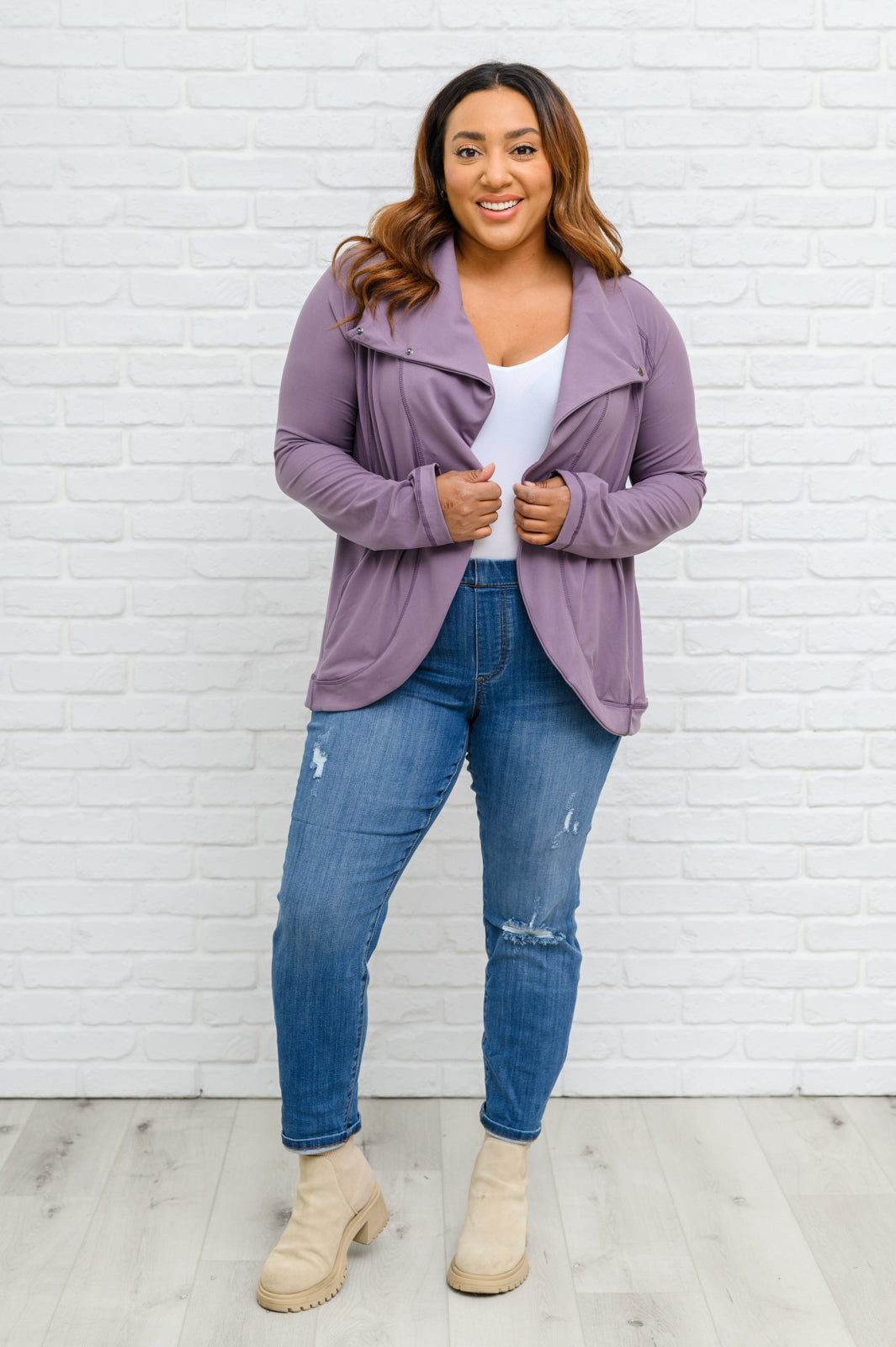 Jeggings «Boyfriend» rotos de talle medio Nikki