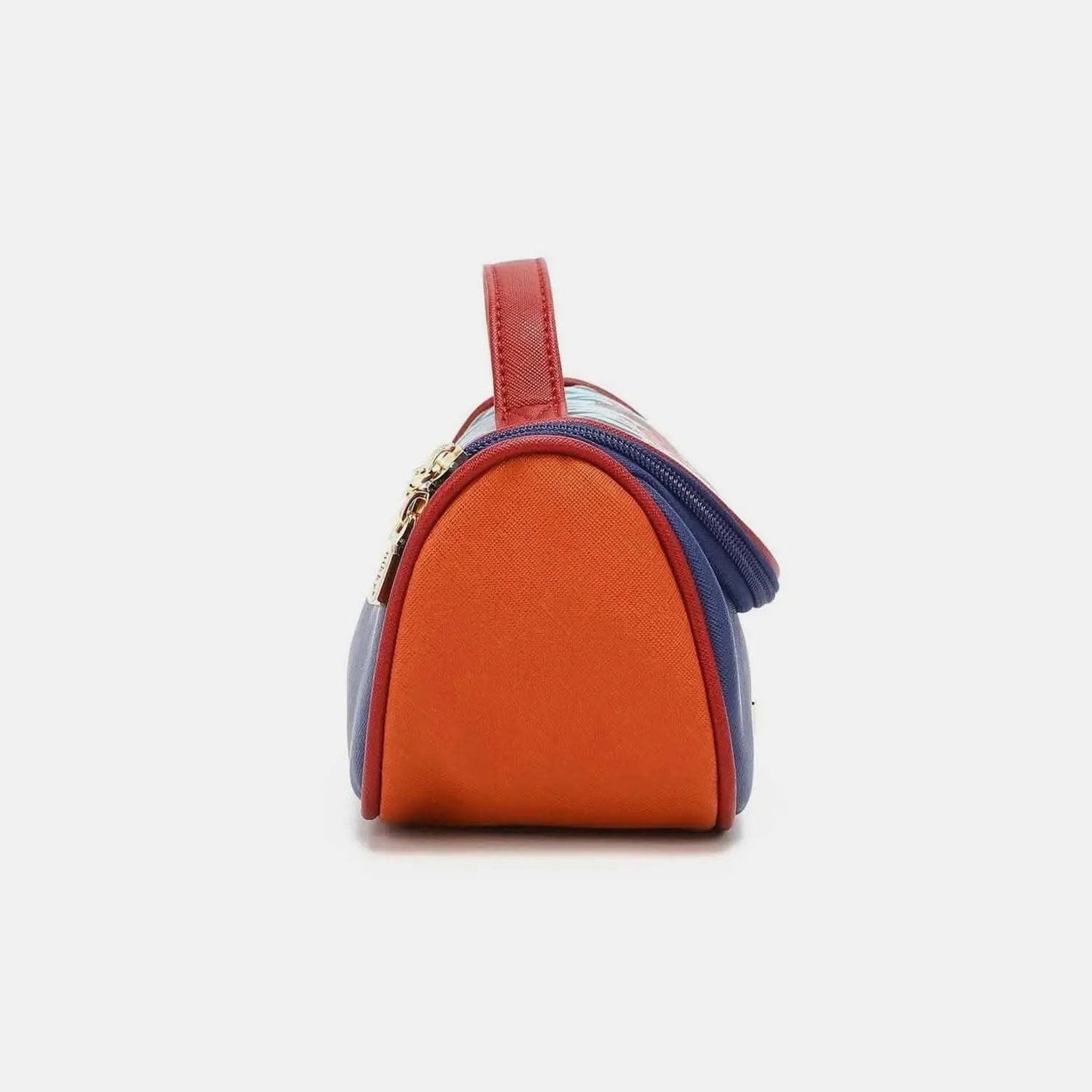 Trendsi Makeup Bag With Contrast Design — Portable Cosmetic Organizer