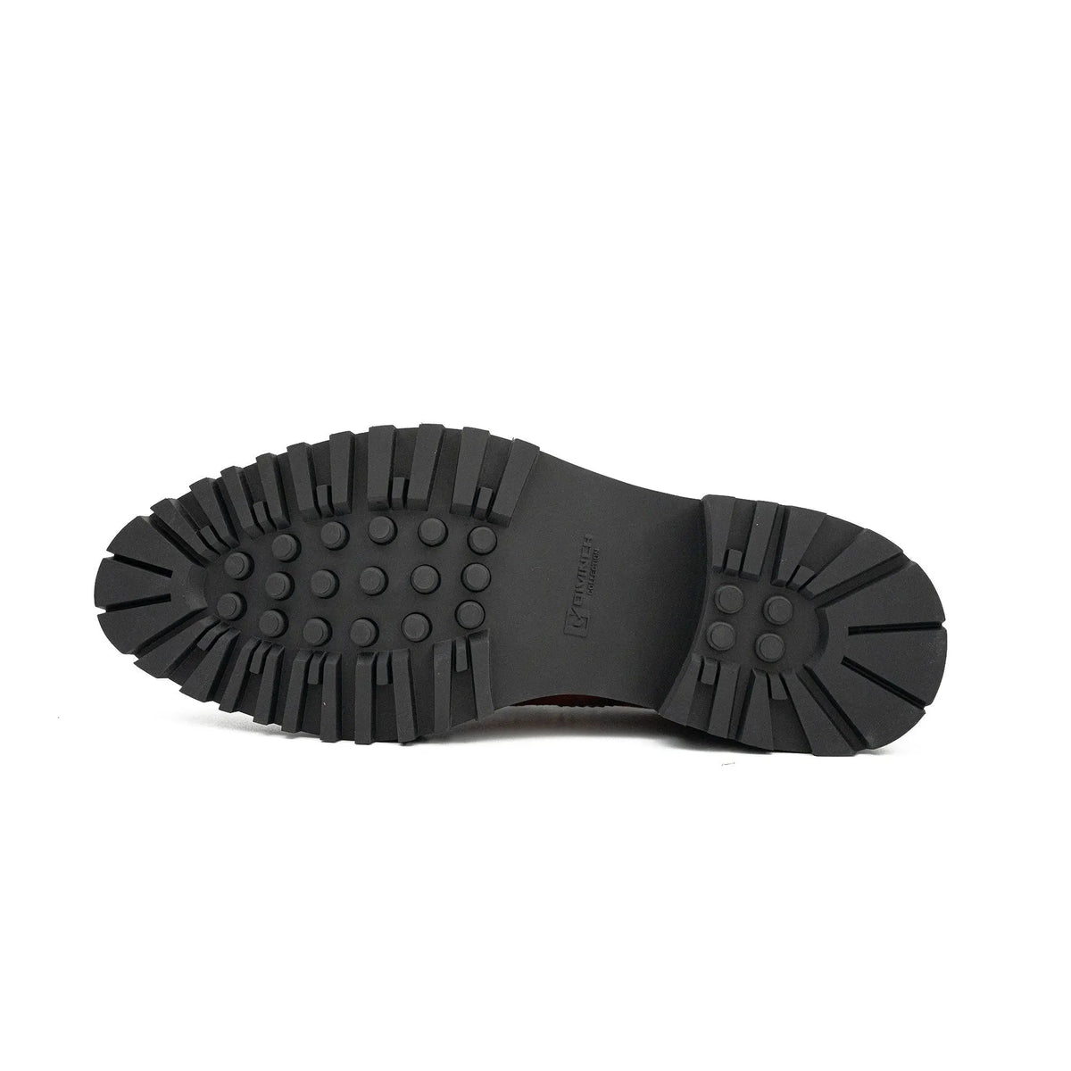 Orange-Brown Crocodile Leather Monk Shoes