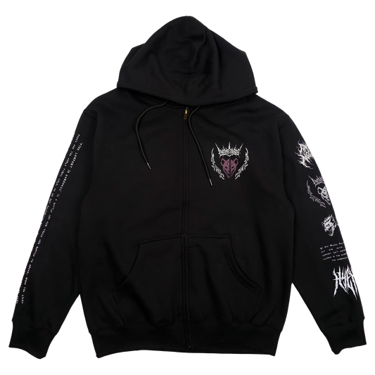 Mantra Zip Up Hoodie