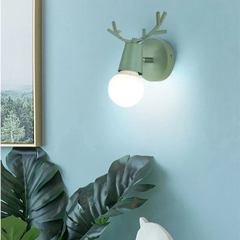 Forest Haven Antler Wall Sconce Rustic Antler Wall Sconce