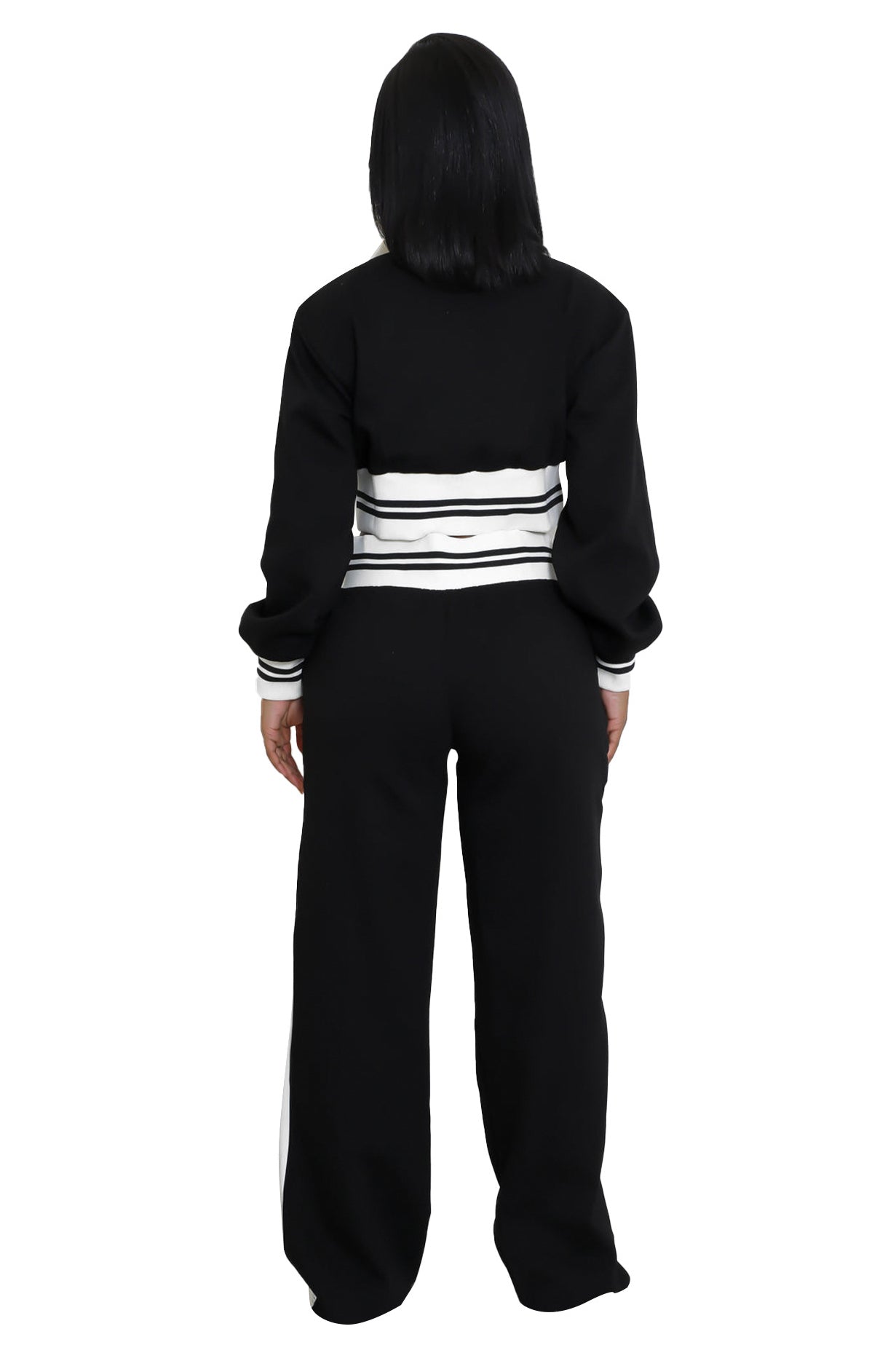 WOMEN FASHION CASUAL TWO PIECE PANT SET