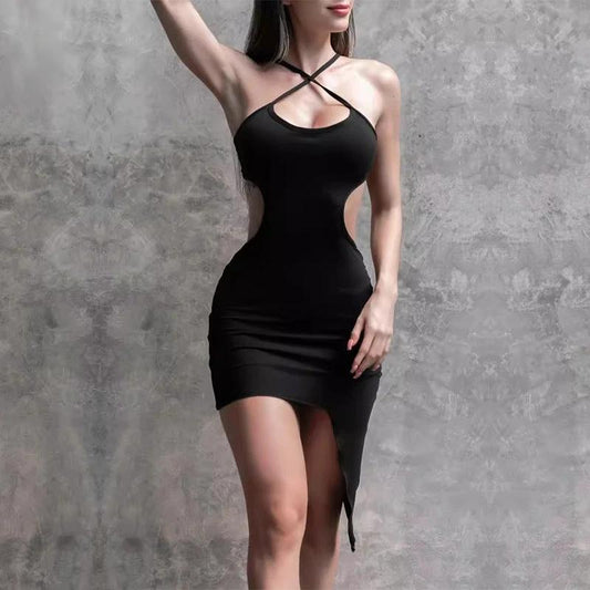 Vestido de ocio de yoga con minifalda y personalidad a la moda