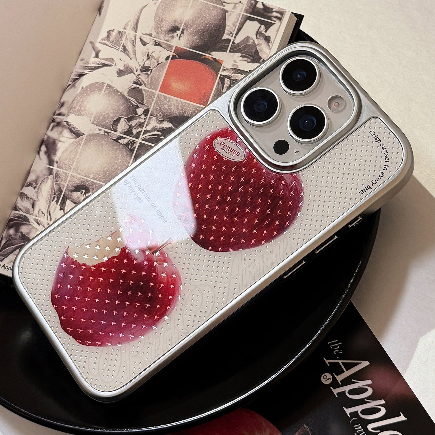 Gilt iphone16promax phone case star red apple 15 plating hard 14 for 13 premium 17 huawei