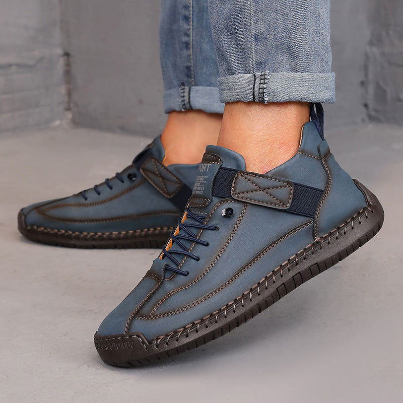 Botas de cuero para mujer que combinan colores