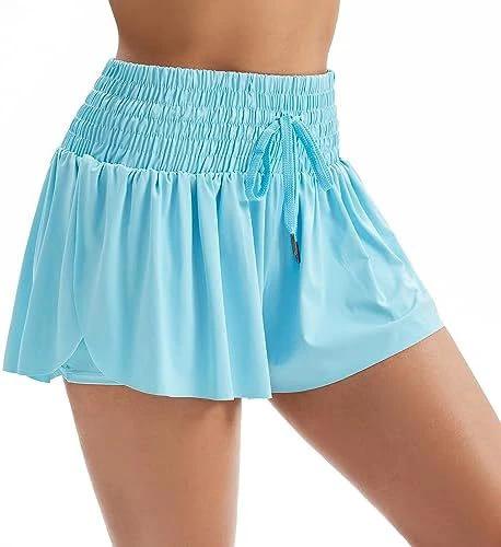 Women's Solid Color Elegant Sports High Waist Shorts