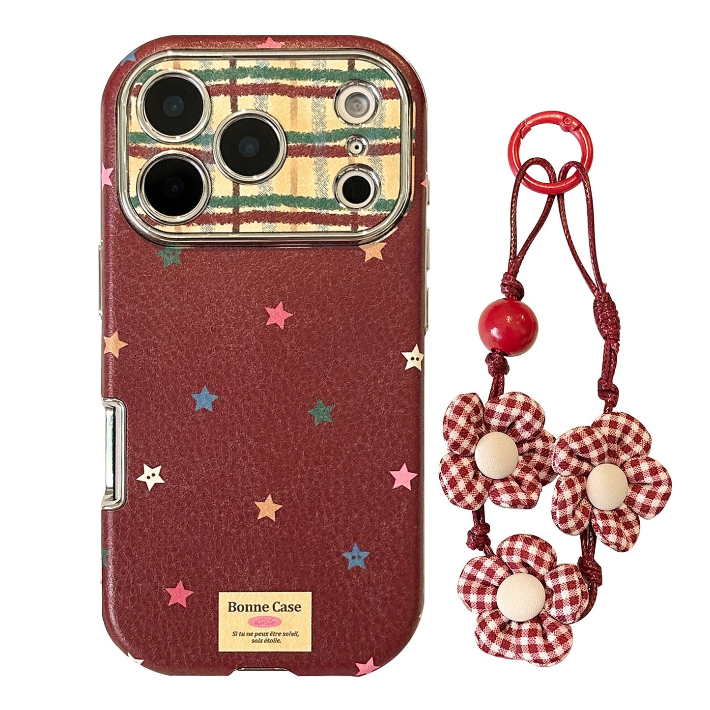 Color estrella contraste creativa aplicación iPhone 17 Pro Max funda para teléfono móvil Apple 16 antigolpes 13 todo incluido 15 cuerda de mano