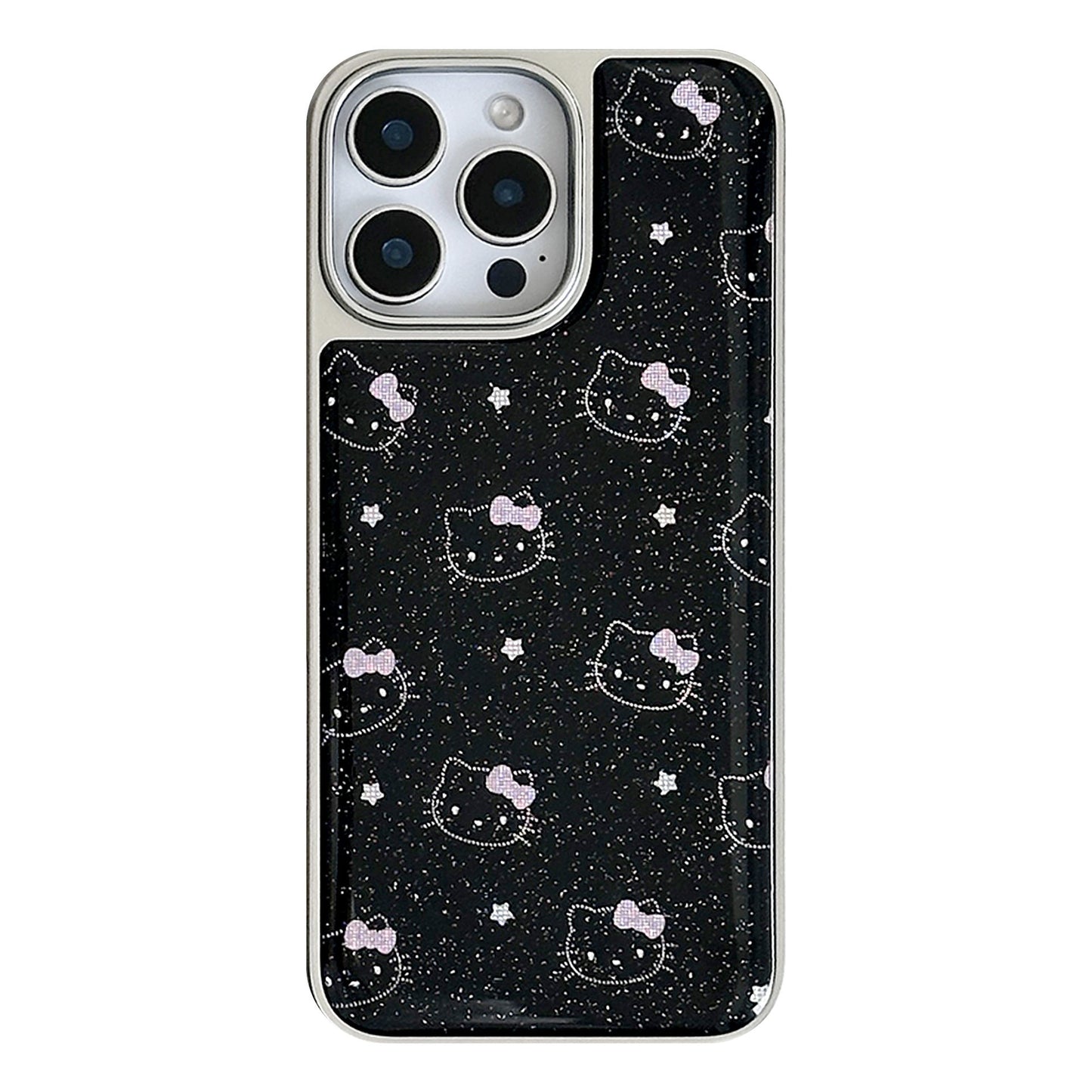 Gilt glitter ins star cat with 16promax apple 15 mobile phone case iphone17 electroplating Huawei P70
