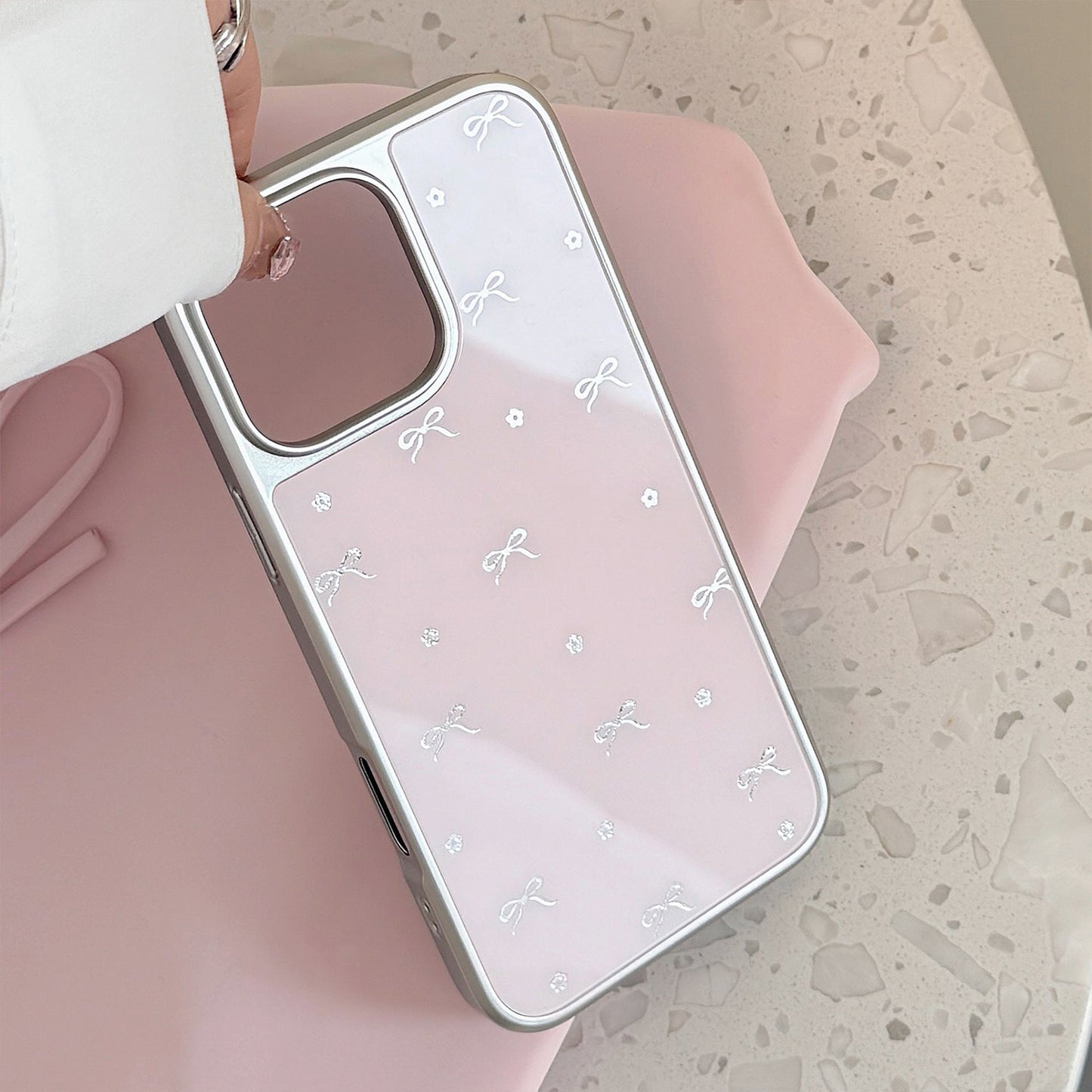 Funda de móvil Apple 16Pro Max iphone17 galvanizado lazo 14 pequeño fresco Huawei P70
