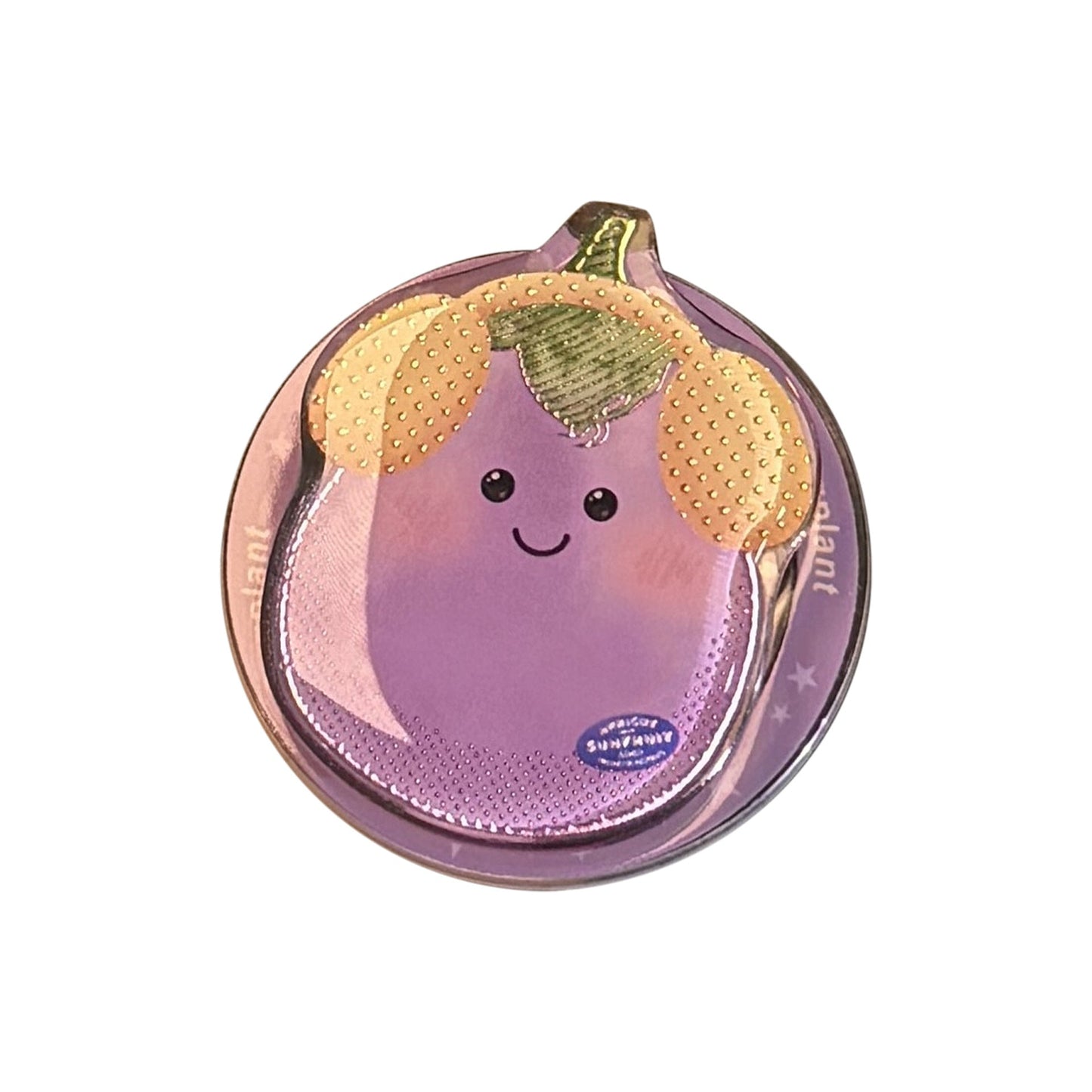 Soporte magnético para teléfono móvil Magsafe con dibujos animados de verduras doradas, soporte telescópico portátil con airbag y personalidad avanzada