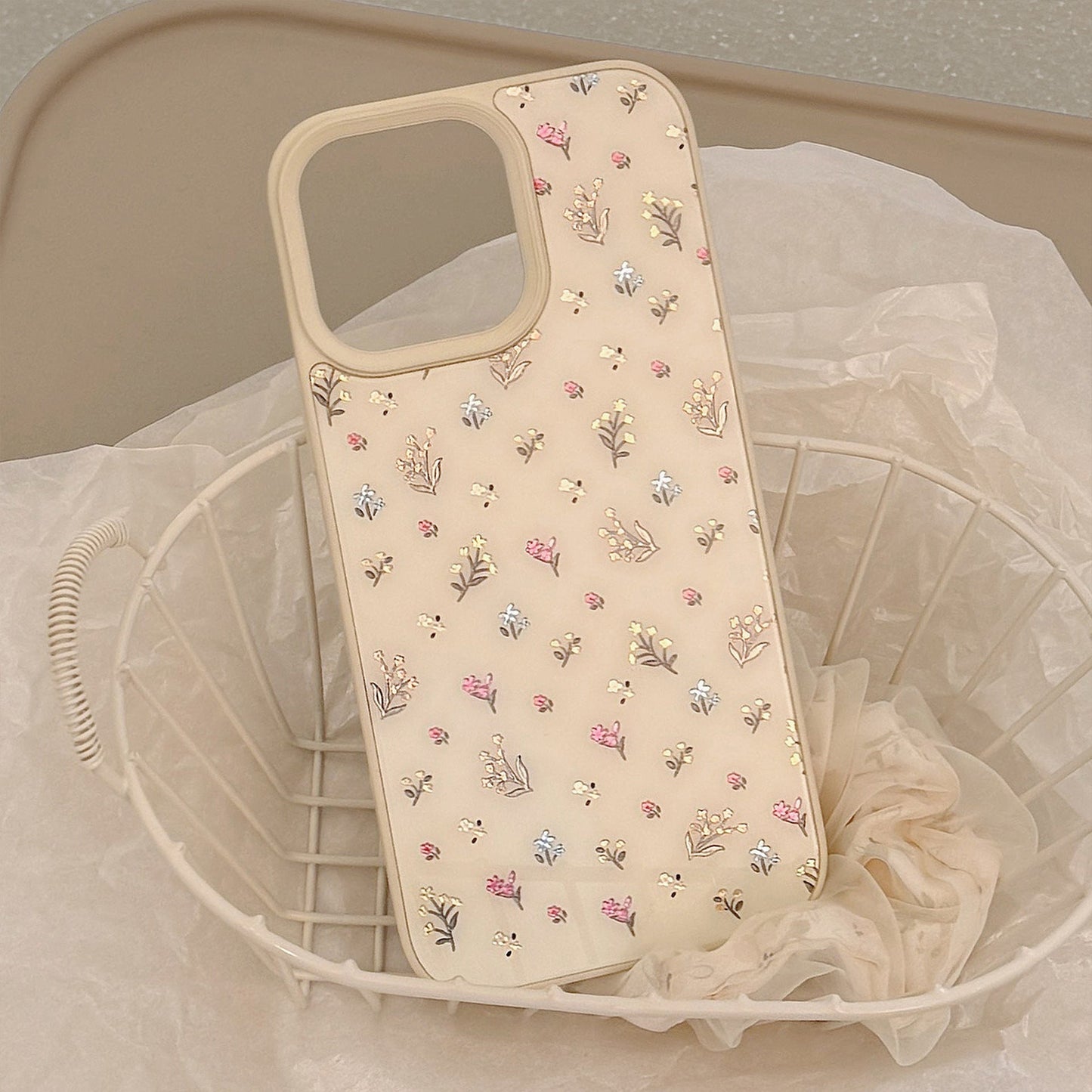 Gilt ins color floral apple 16 mobile phone case 15 for iPhone16Pro max glass 13 hard 12/11