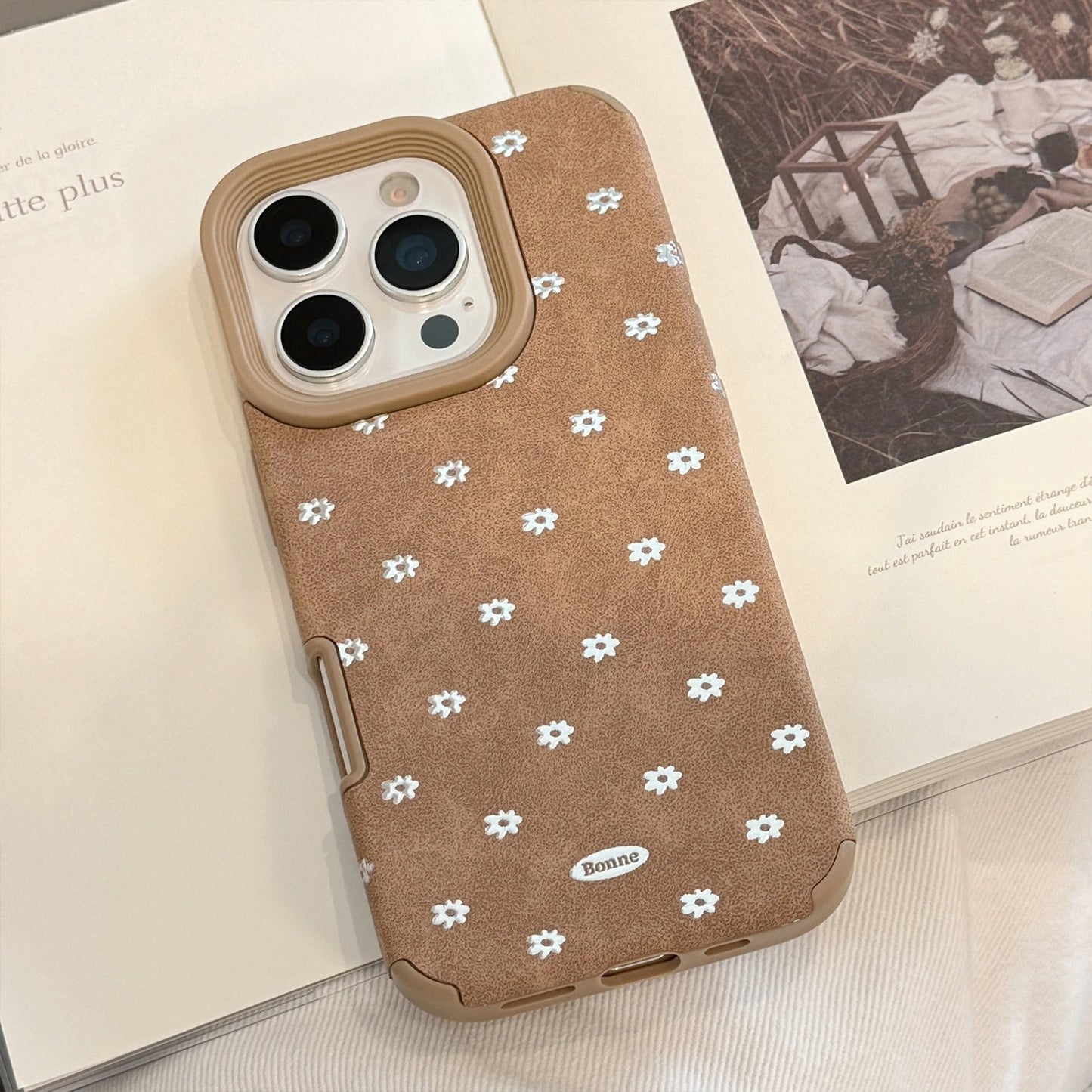 Adecuado para iPhone 17 Apple 16promax Funda para teléfono móvil 15 otoño e invierno felpa marrón 14 gamuza 13 anticaída