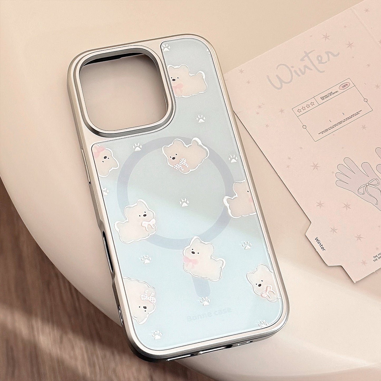 Gilt apple 16 pro mobile phone case max west highland magnetic suction bracket iphone17 electroplated silver 14 suitable for Huawei