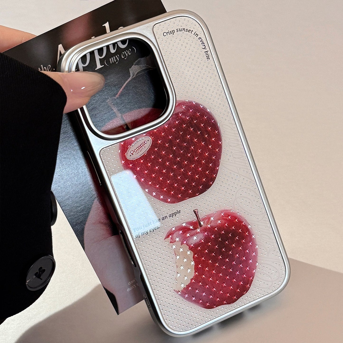 Gilt iphone16promax phone case star red apple 15 plating hard 14 for 13 premium 17 huawei