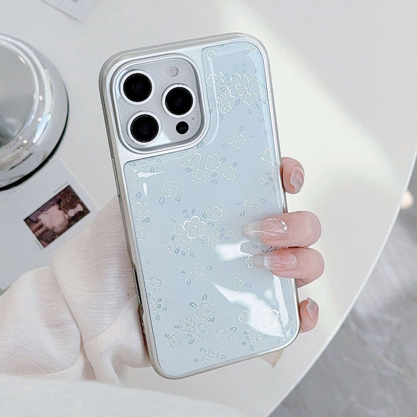 Funda para teléfono móvil Gilt ins fresh flower apple 16pro max iphone15 Epoxy 17 compatible con huawei mate70