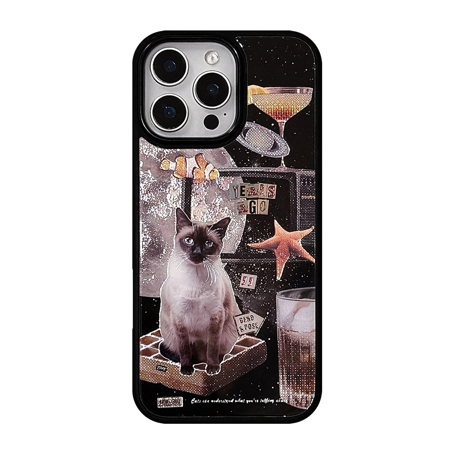Gilt iphone16 mobile phone case Apple 17promax protective case 14 personality 12 applicable 13 advanced 15 generation hair