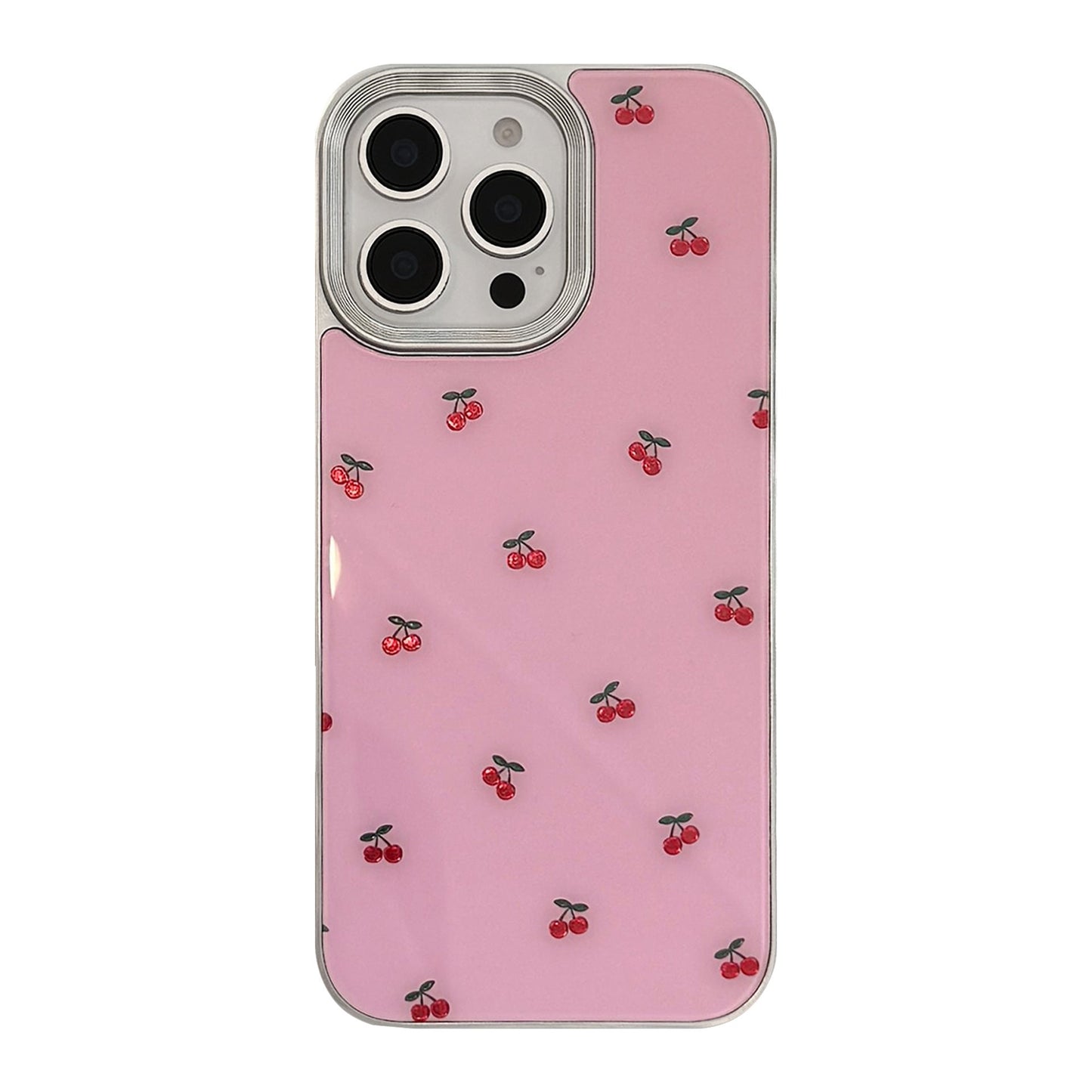 Gilt ins cherry full screen Apple 16 mobile phone case 17pro max suitable for iPhone15 anti-drop 14 glass 13