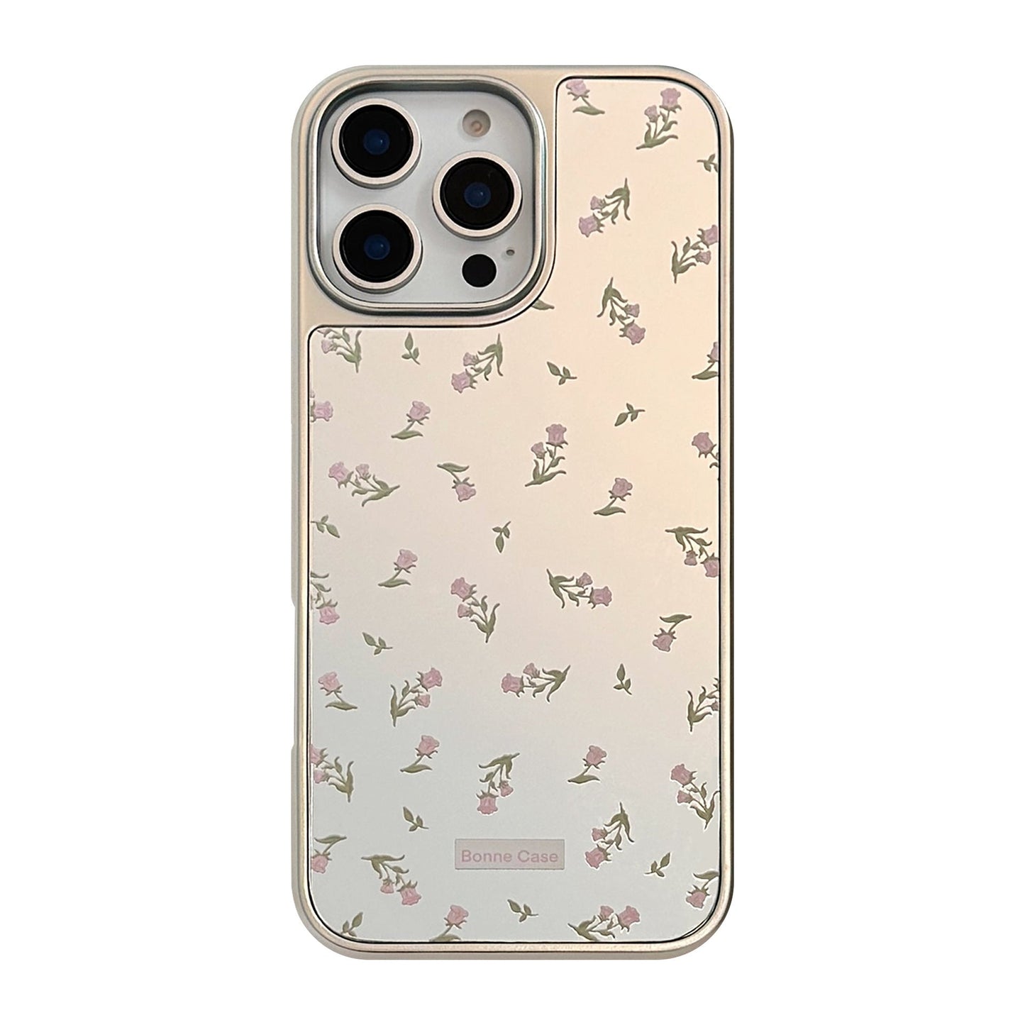 ins pink flower aplica a 16 apple 15pro max funda de móvil iphone17 espejo 13 galvanoplastia 15 suave