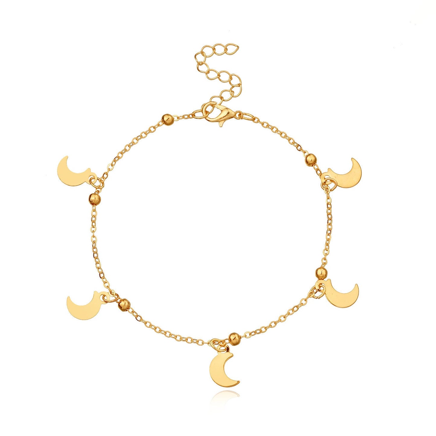 Moon Charm Foot Bracelet