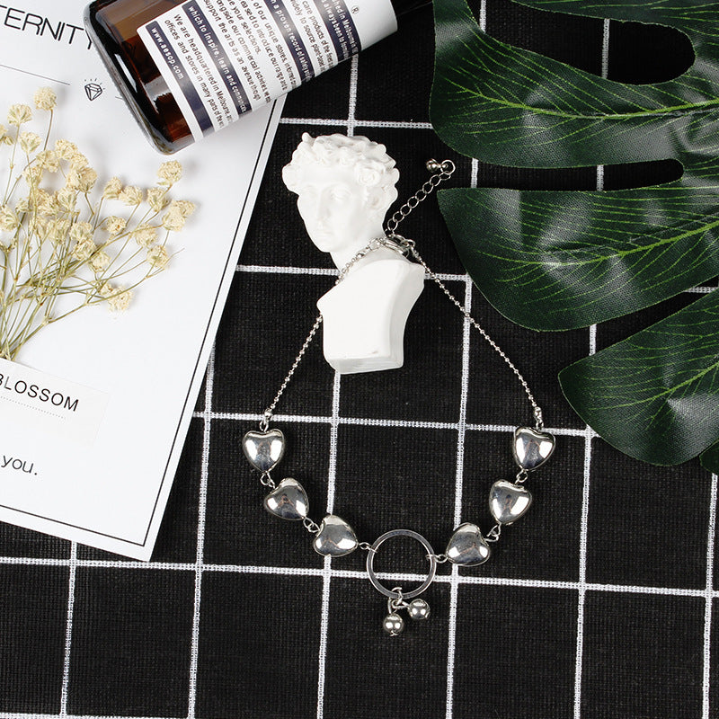 Heart Charm Chain Foot Bracelet