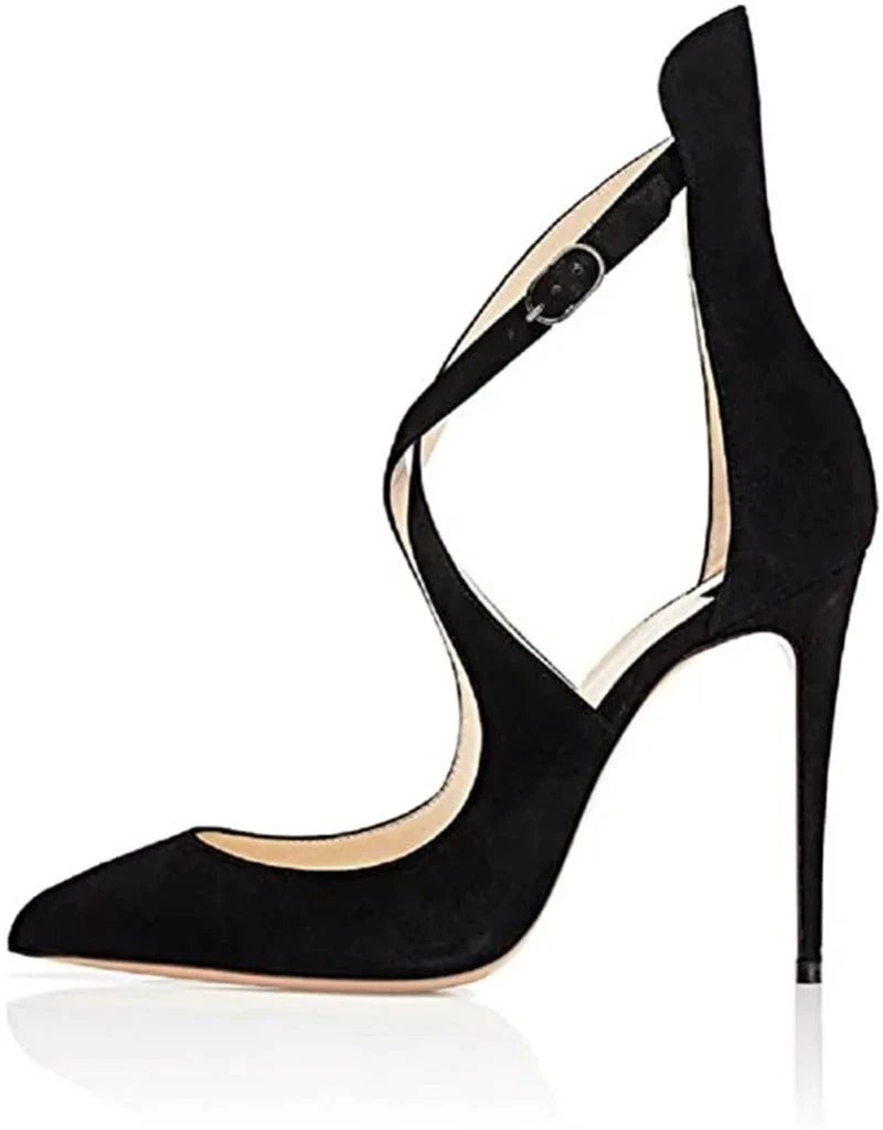 Women's Shoes Cross Strap Stiletto Heel
