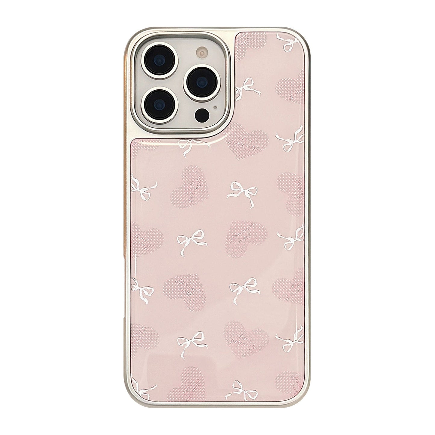 Funda de móvil Gilt Apple 16promax iphone17 lazo de amor 14/13 galvanizado compatible con Huawei P70