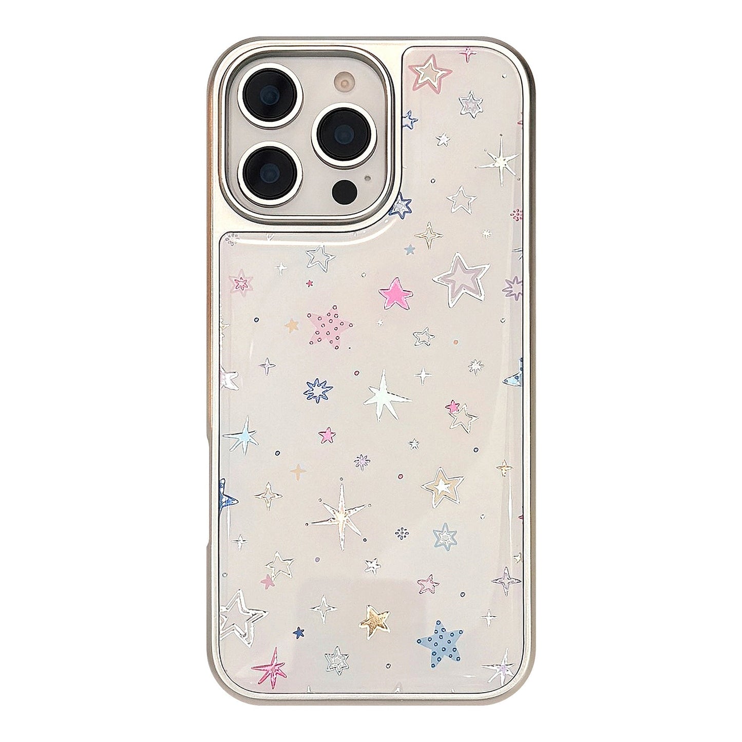 Gilt aplicable a la funda de teléfono móvil Apple 15promax iphone16 Estrella de dopamina de epoxi 17 galvanizado 14 Huawei