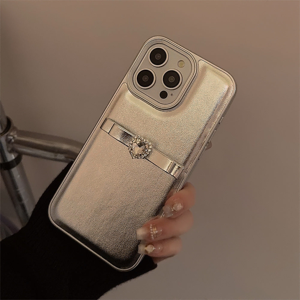 Cordón francés tridimensional adecuado para fundas de teléfono móvil Apple 16, fundas de cuero para iPhone 17 Promax Temperament 11, 13