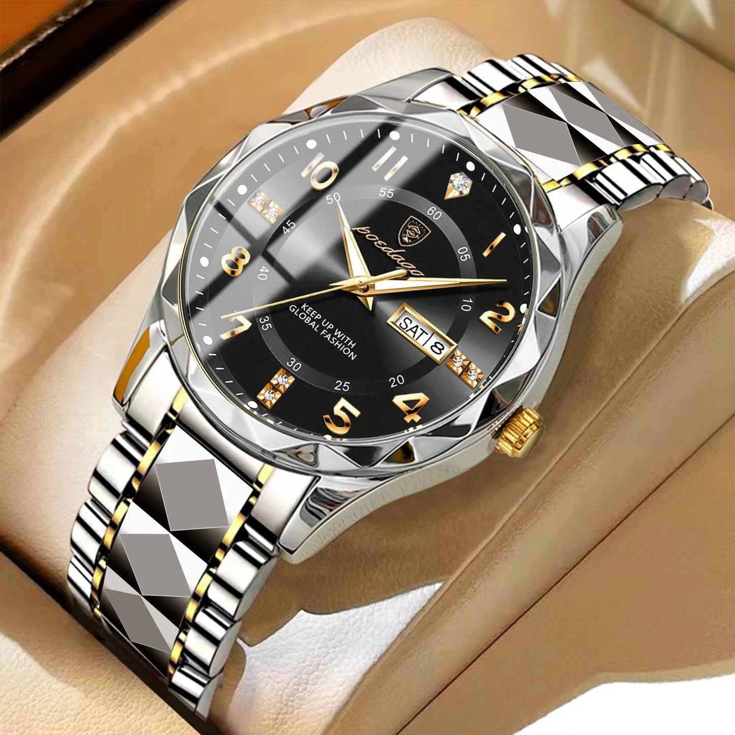 Men's Luxury Waterproof Luminous Quartz Watch