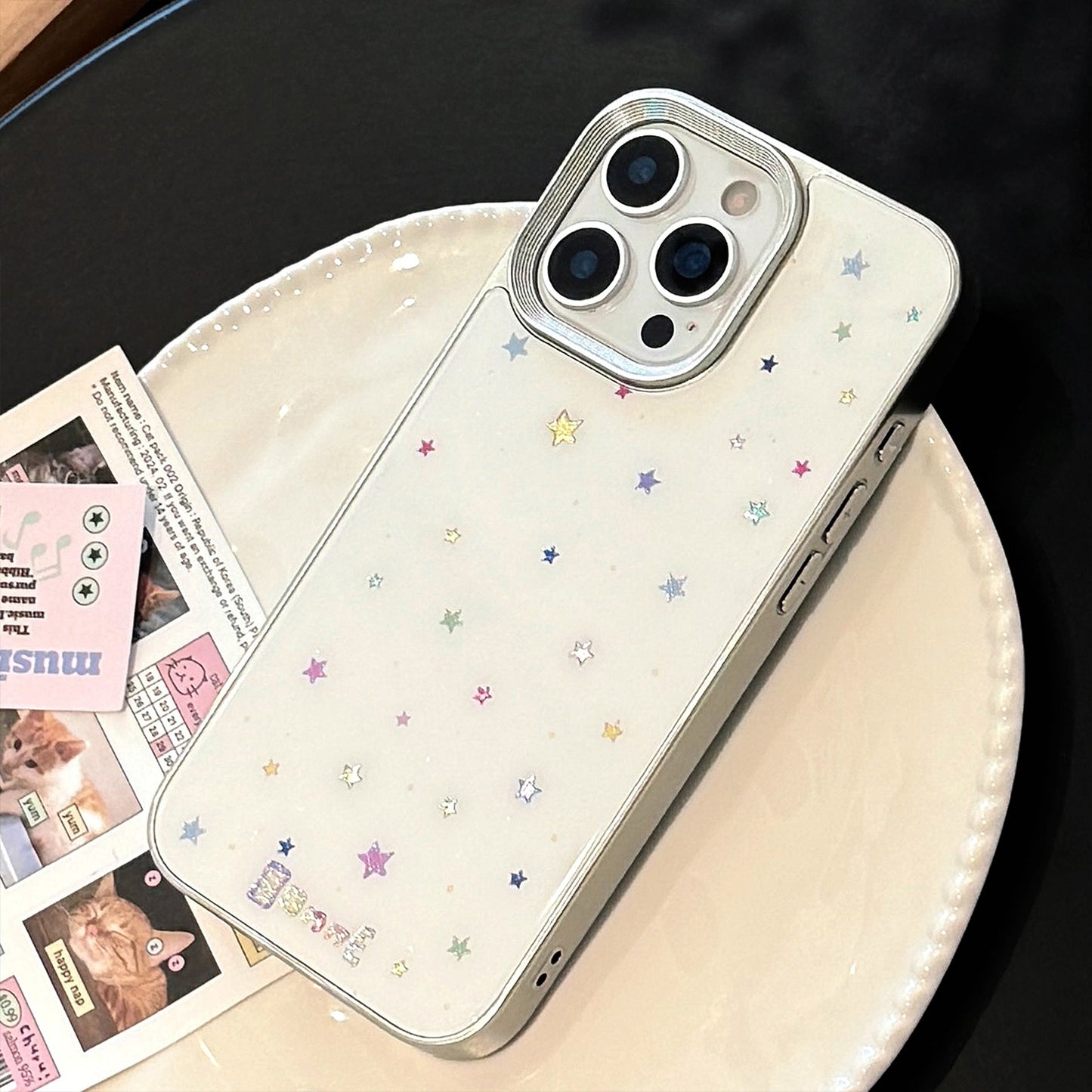 Gilt ins Estrellas coreanas Funda para teléfono móvil Apple 17 16Pro max para iPhone 13 a prueba de caídas 14 nicho 11