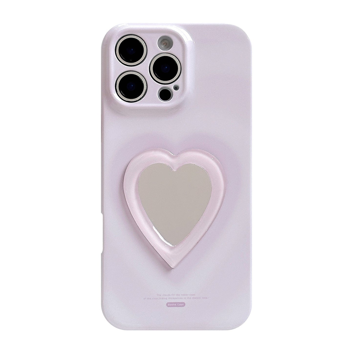 Amor espejo aplicación tridimensional iPhone 16 funda de móvil Apple 15 Promax película suave 13 todo incluido 17 nicho