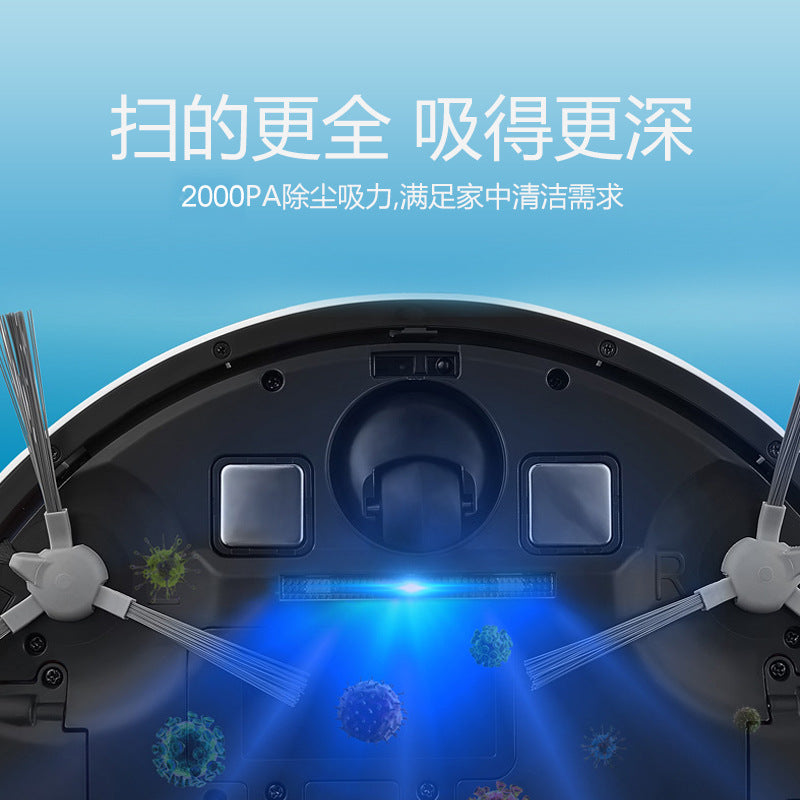 Smart Robot Vacuum Cleaner, Household Fully Automatic Three-in-One, App-Controlled Spot Cleaning, Factory Direct Supply