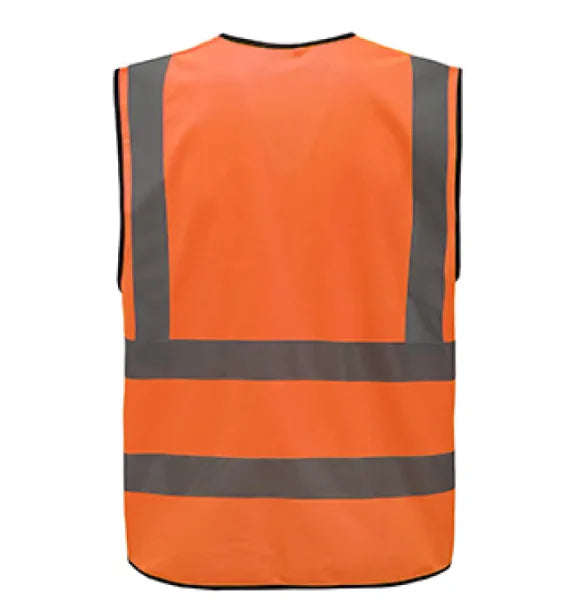 Multi-Pocket Reflective Safety Vest – Customizable for Work & Outdoor Use