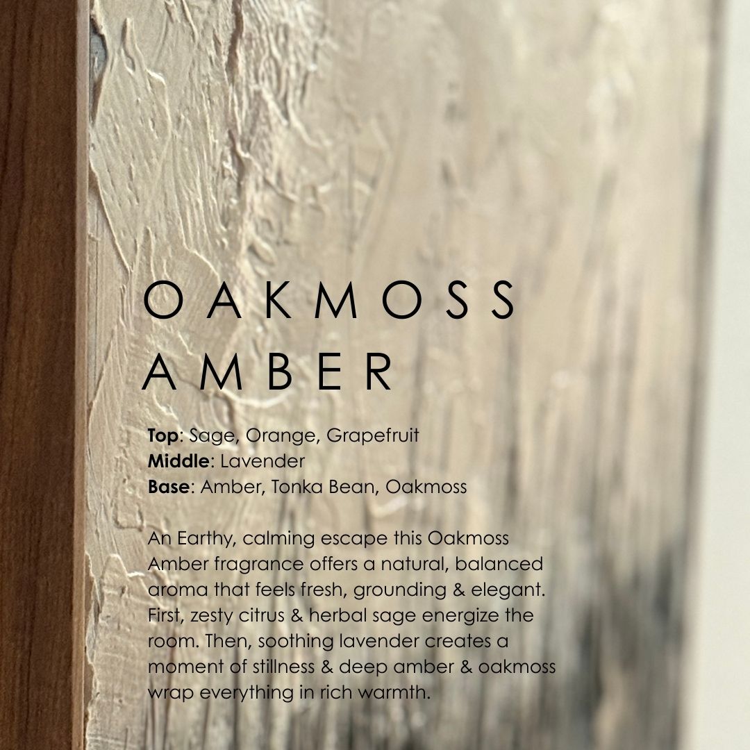 Oakmoss + Amber Car Diffuser