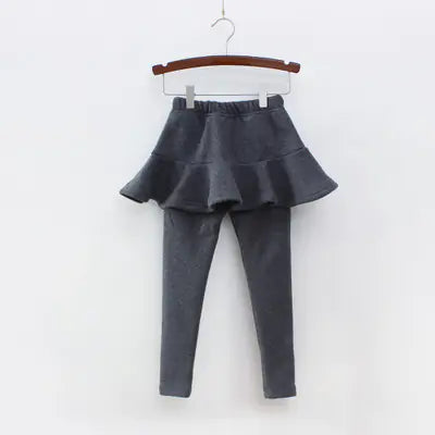 Winter Warmth Culottes for Girls - Two Piece Set
