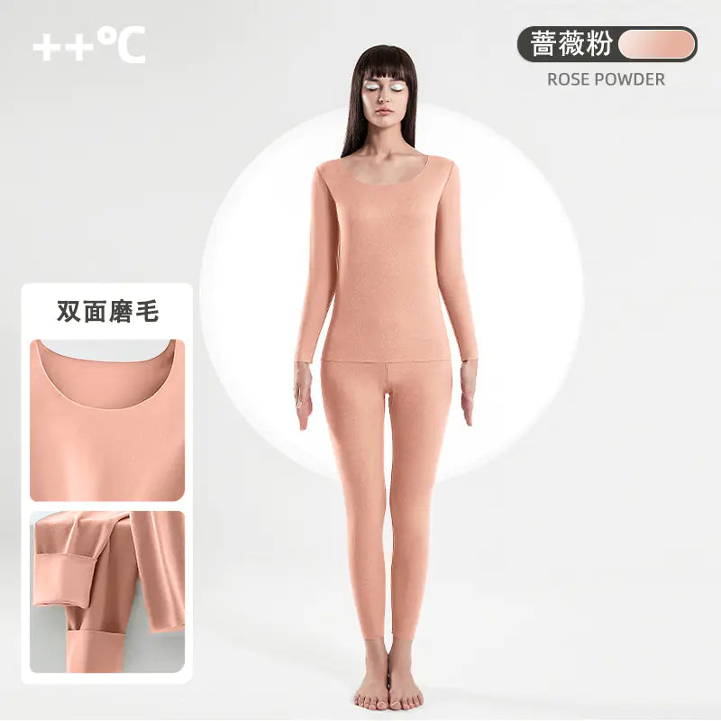Women’s Thermal Long Johns Seamless Winter Underwear Set