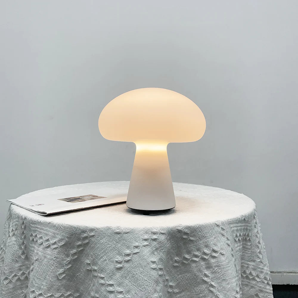 Lámpara de Mesa Obello de Cristal Esmerilado