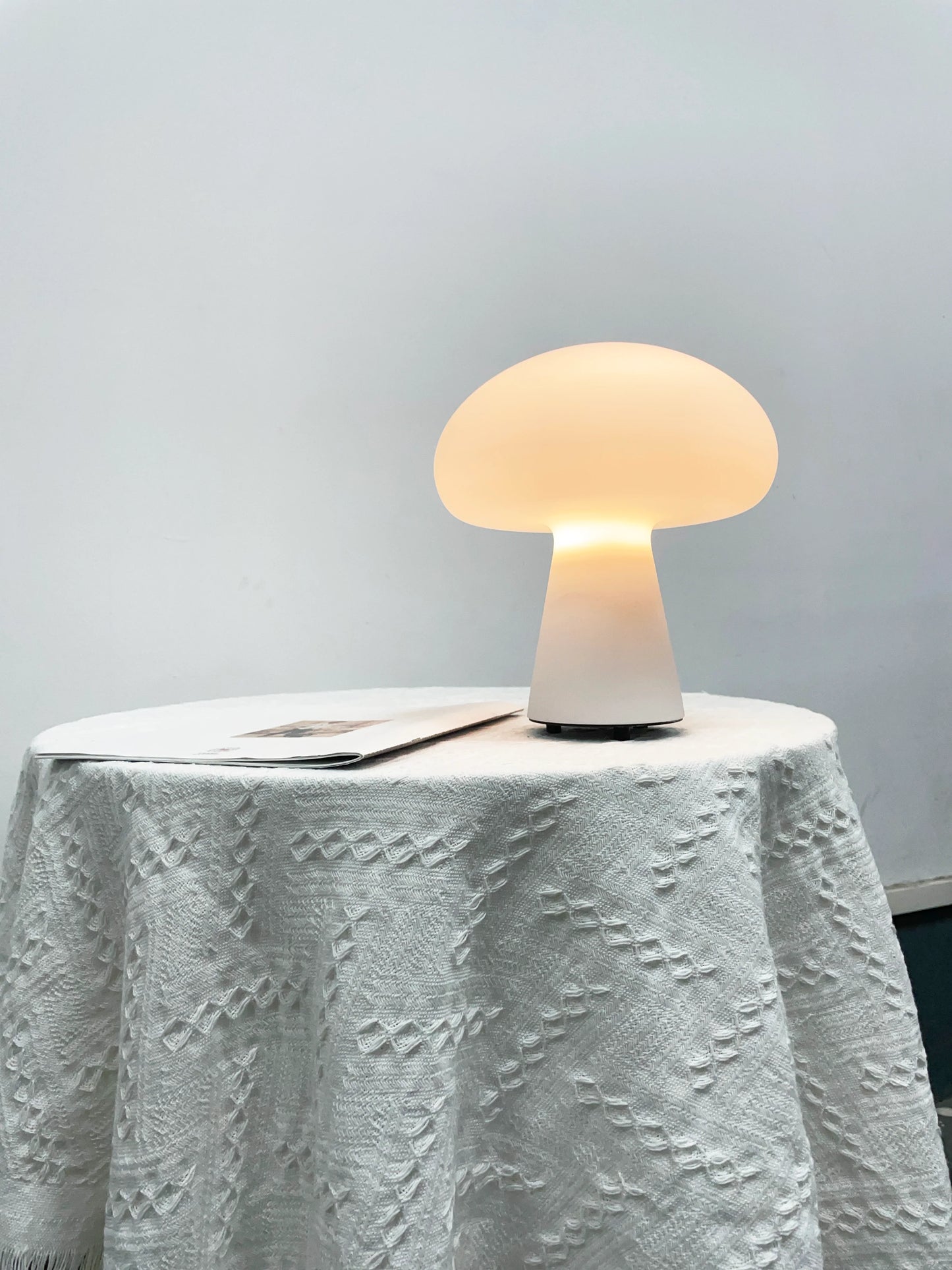 Lámpara de Mesa Obello de Cristal Esmerilado